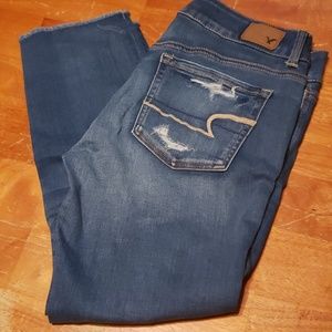American Eagle Artist Crop Jeans